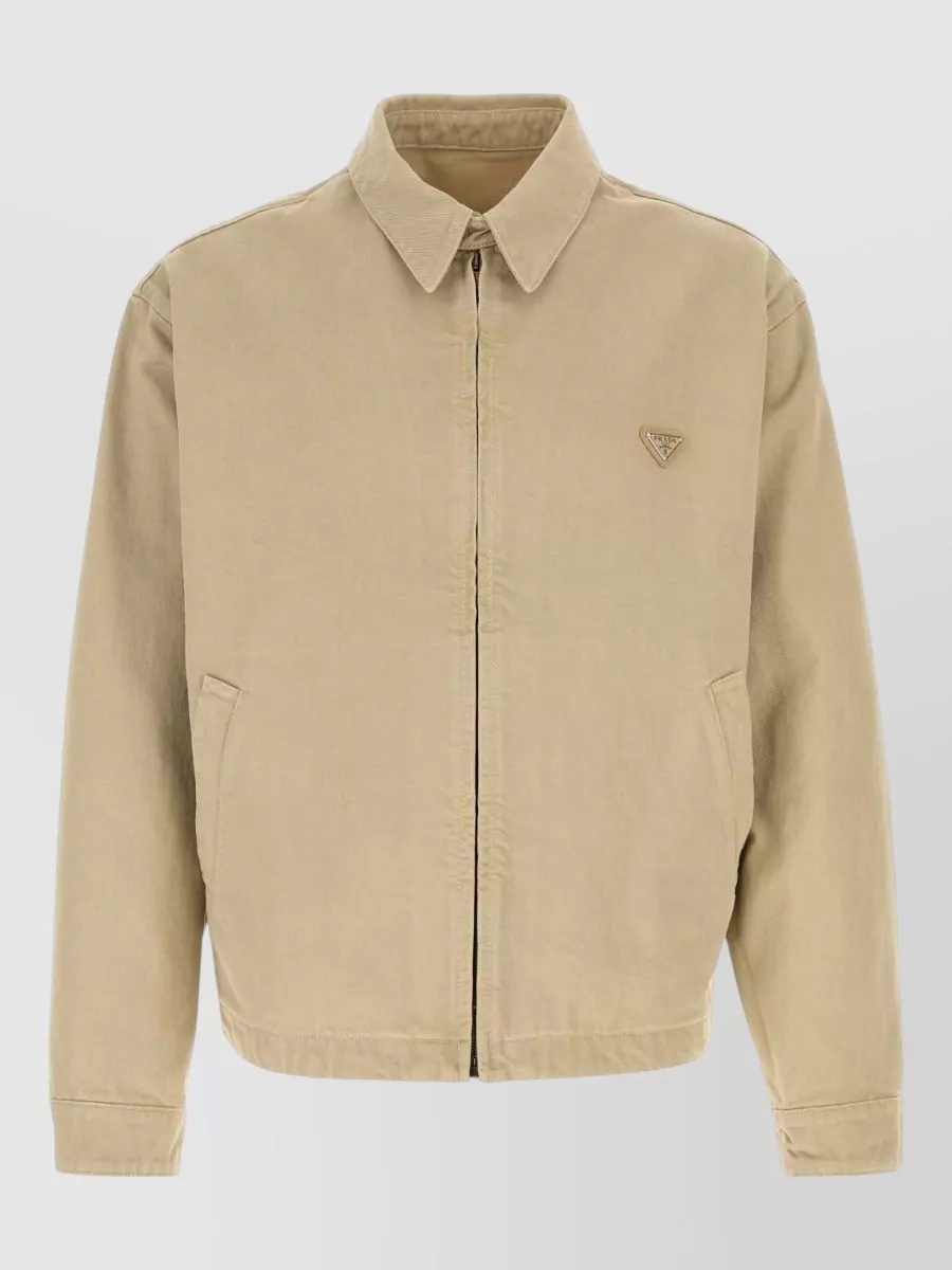 Prada denim blouson jacket