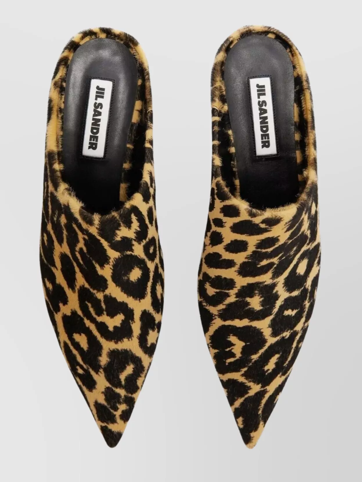 Jil Sander Pointed Animal Print Mule