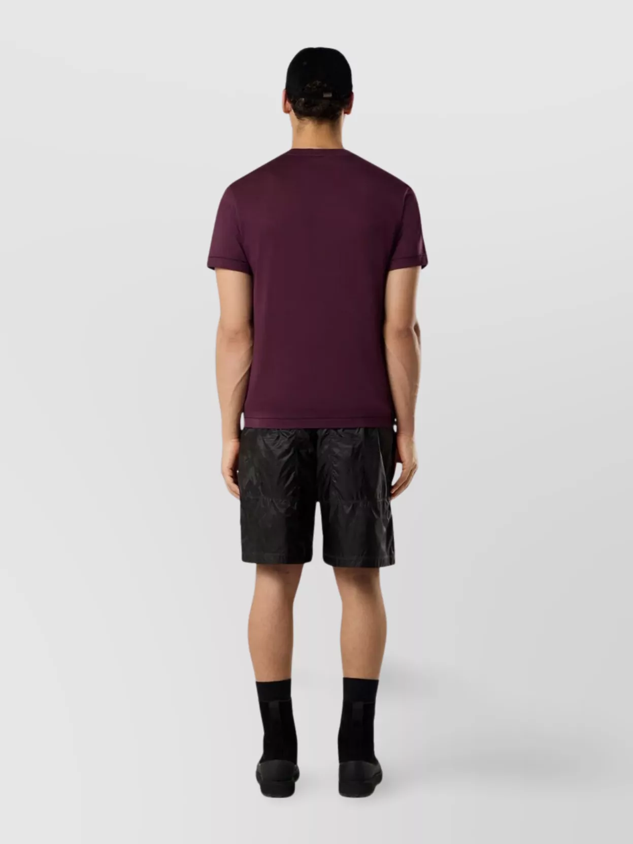 Stone Island Compass Logo Patch Crew Neck Slim Fit T-Shirt
