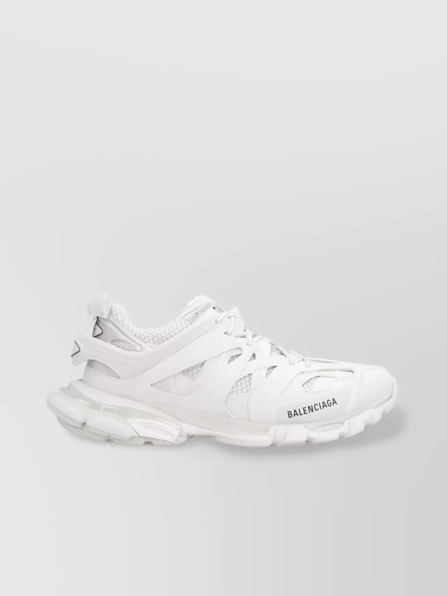 Shop Balenciaga Track Futuristic Sole Fusion Sneakers In White