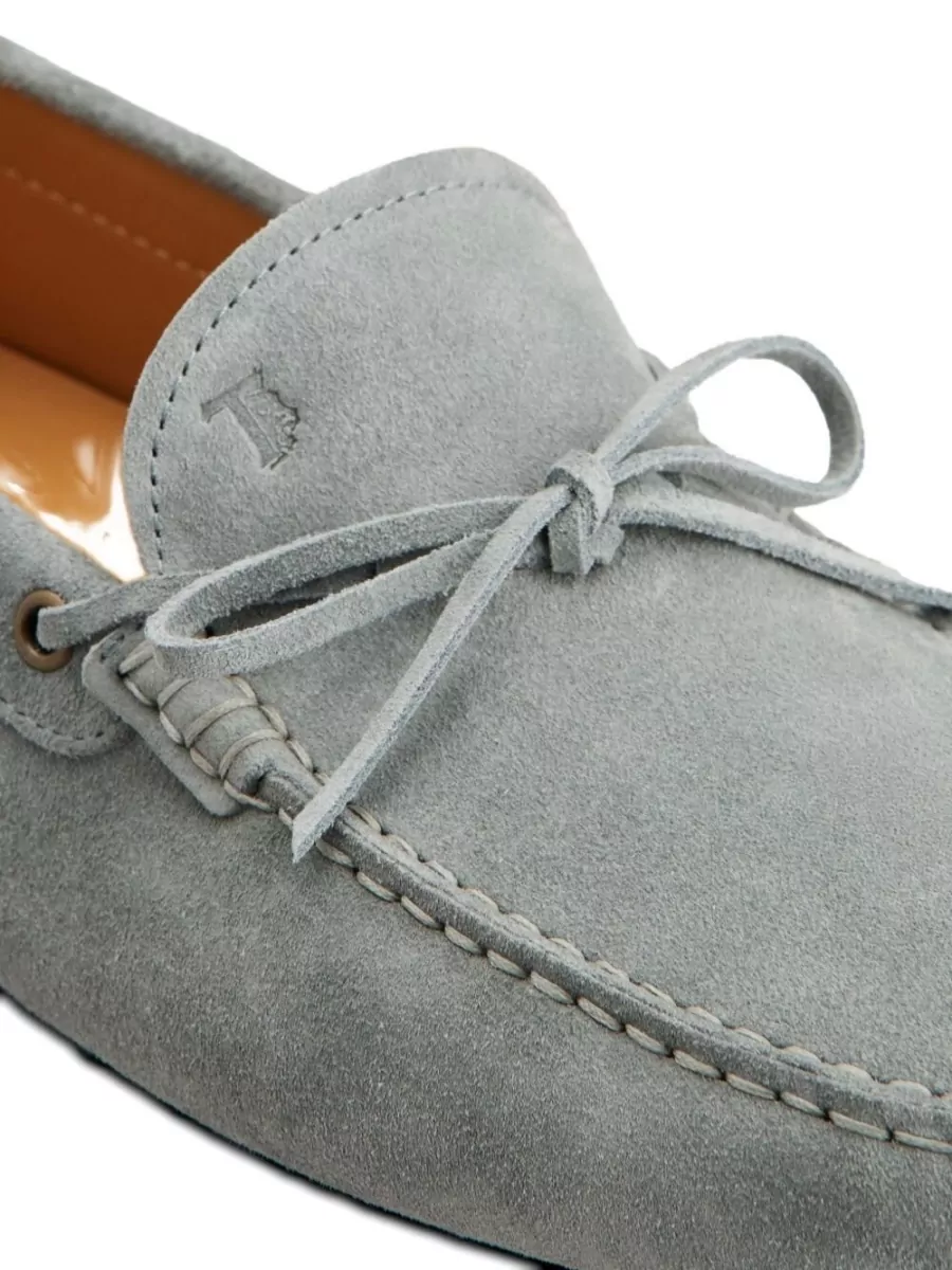 Tod's Loafers Suede Bow Detail Round Toe
