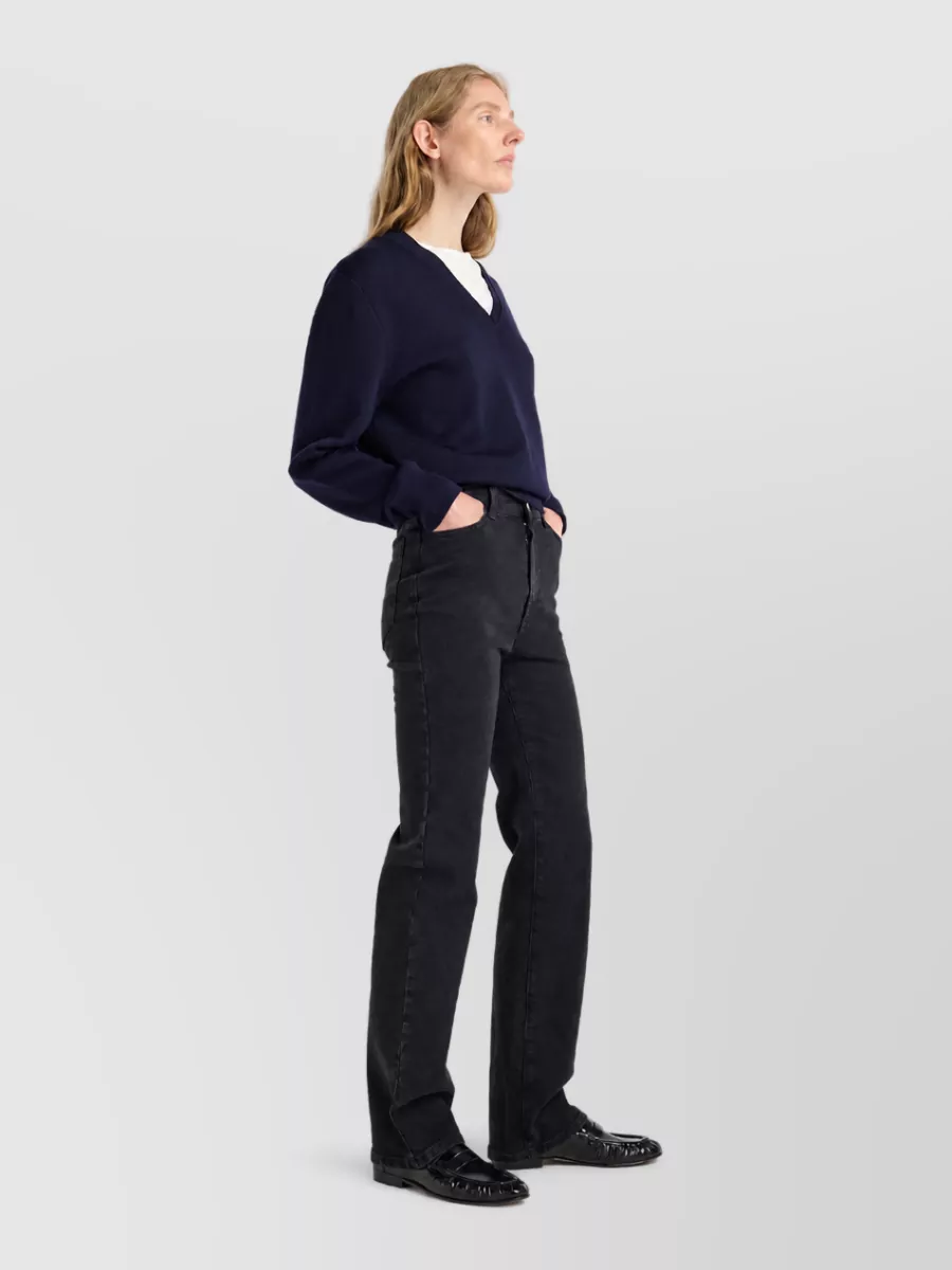 Róhe High-Rise Straight-Leg Jeans