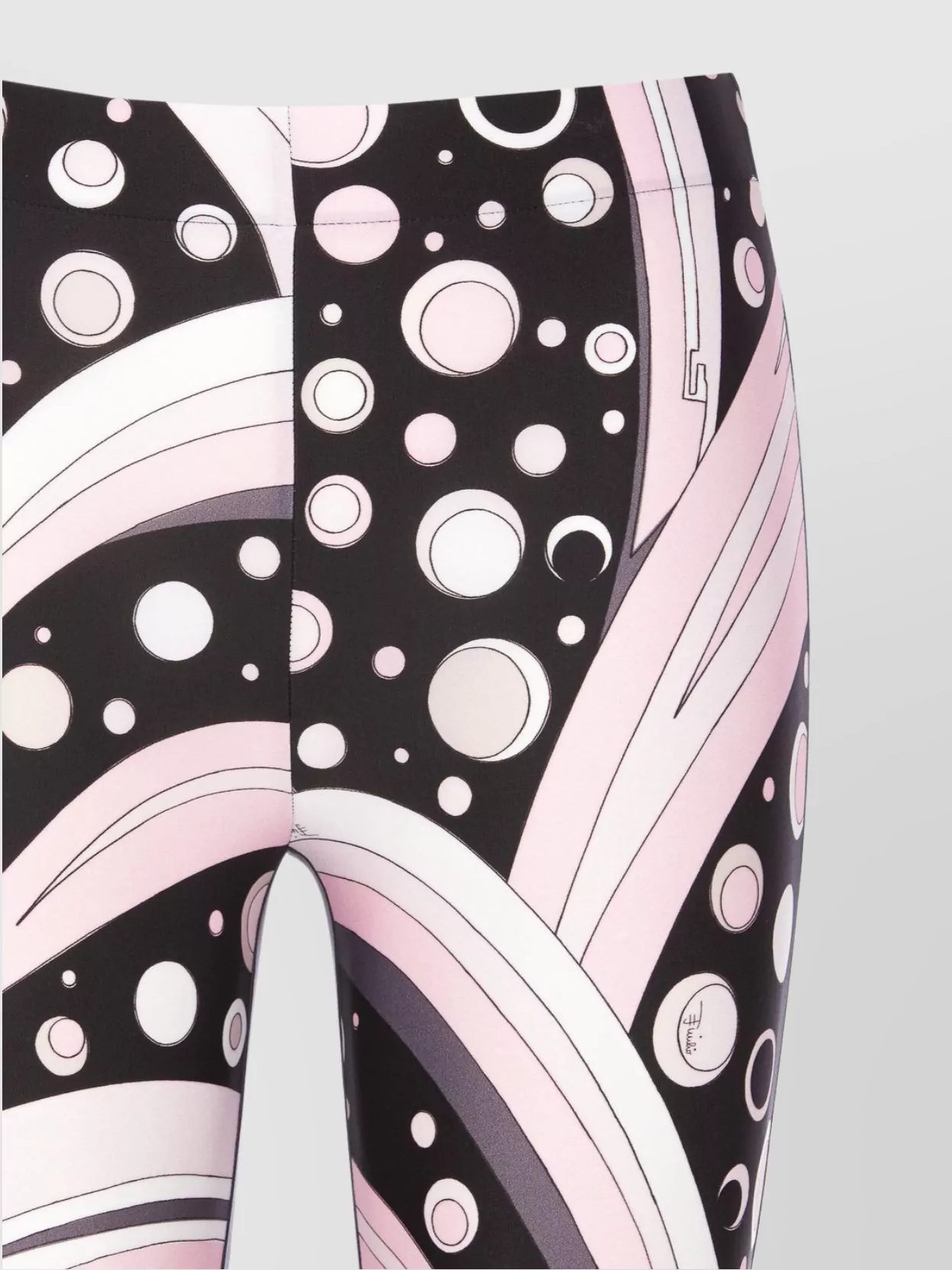 EMILIO PUCCI FONTANE PRINT ELASTICIZED STIRRUP LEGGINGS
