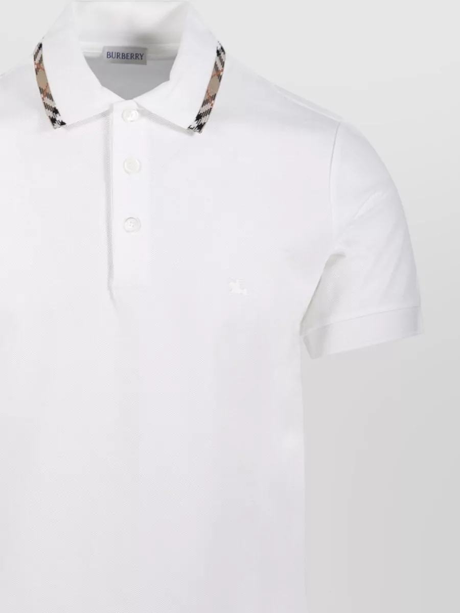 Burberry Cotton Piqué Short-Sleeve Polo Shirt