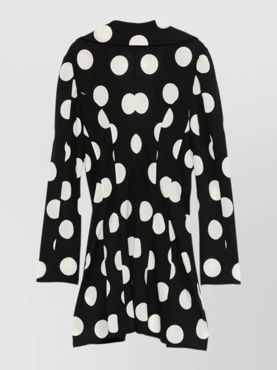 Junya Watanabe Polka-Dot Single-Breasted Blazer
