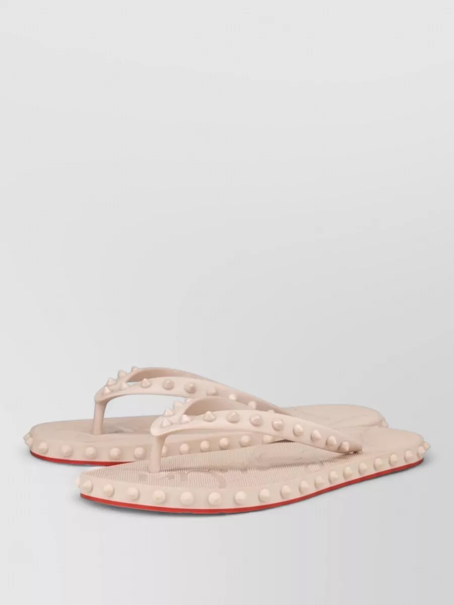 Christian Louboutin Rubber Flip Flops