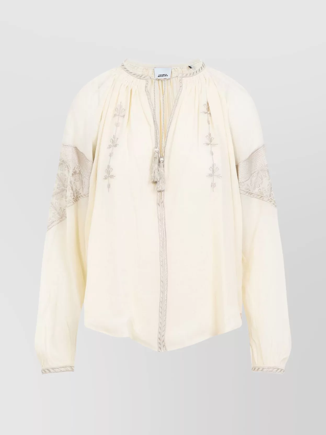 Shop Isabel Marant Oris Silk Georgette Blouse