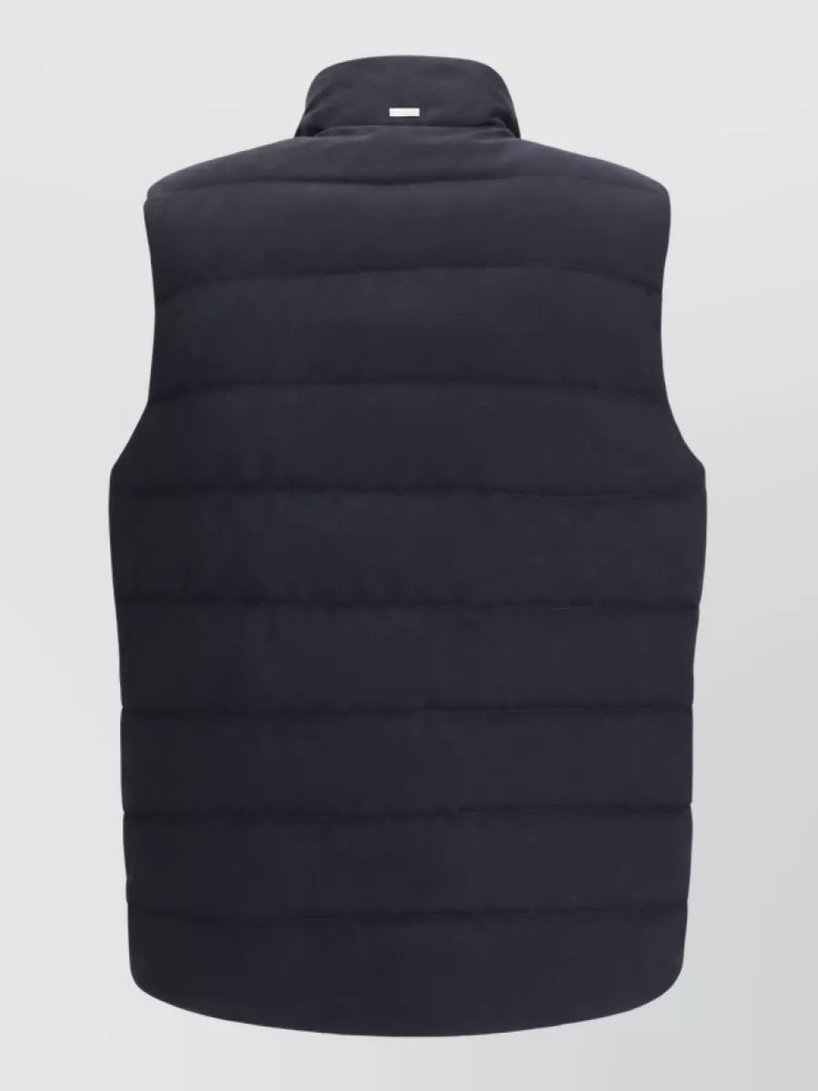 Herno Quilted Wool-Blend Sleeveless Padded Vest