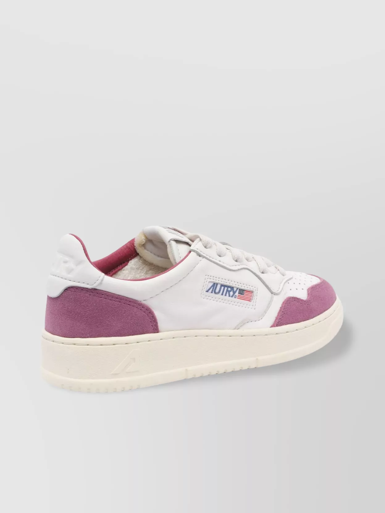 Autry Low Top Leather Sneakers With Contrast Panels