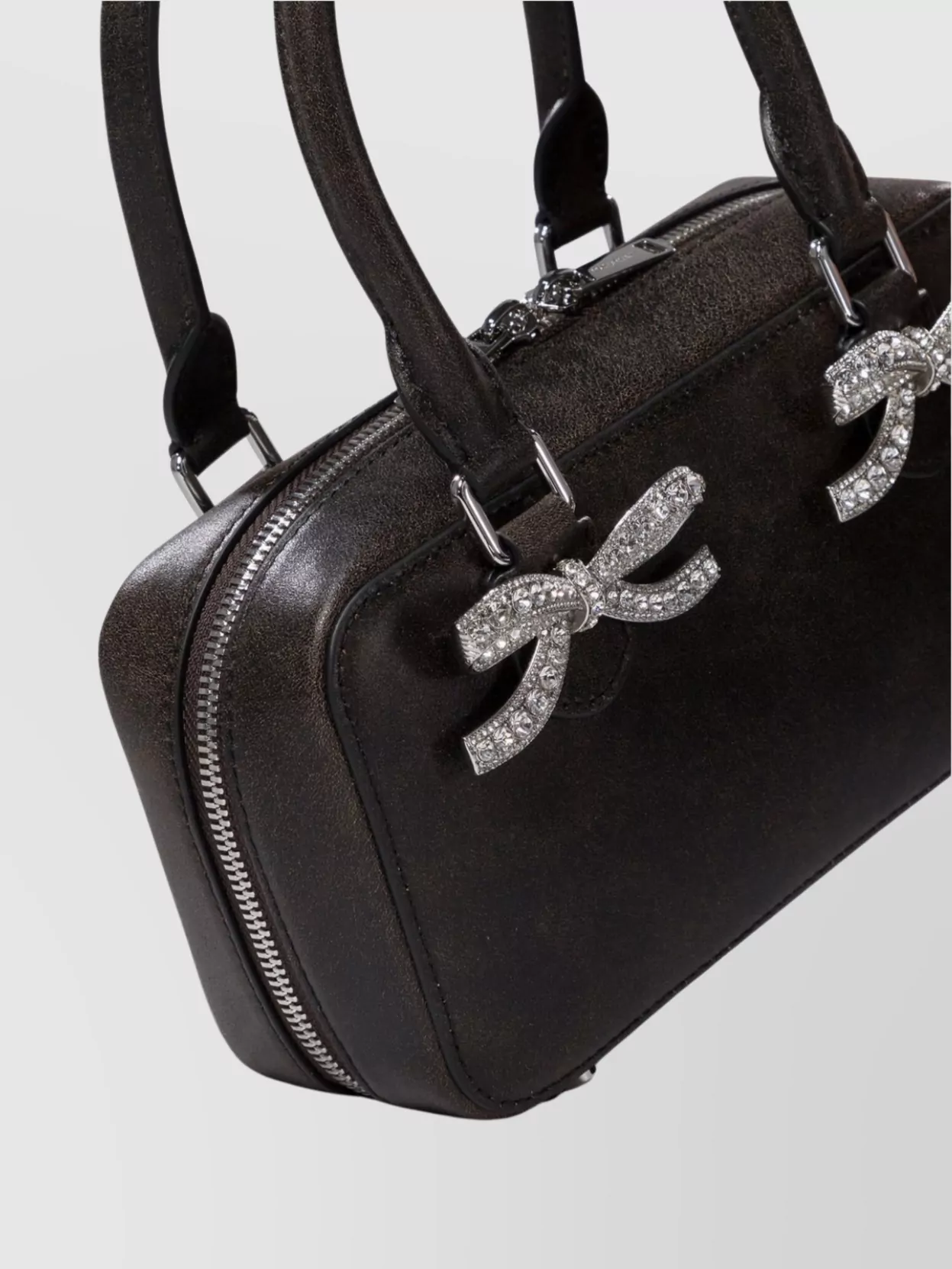 Self-Portrait Bow Embellished Tote Bag