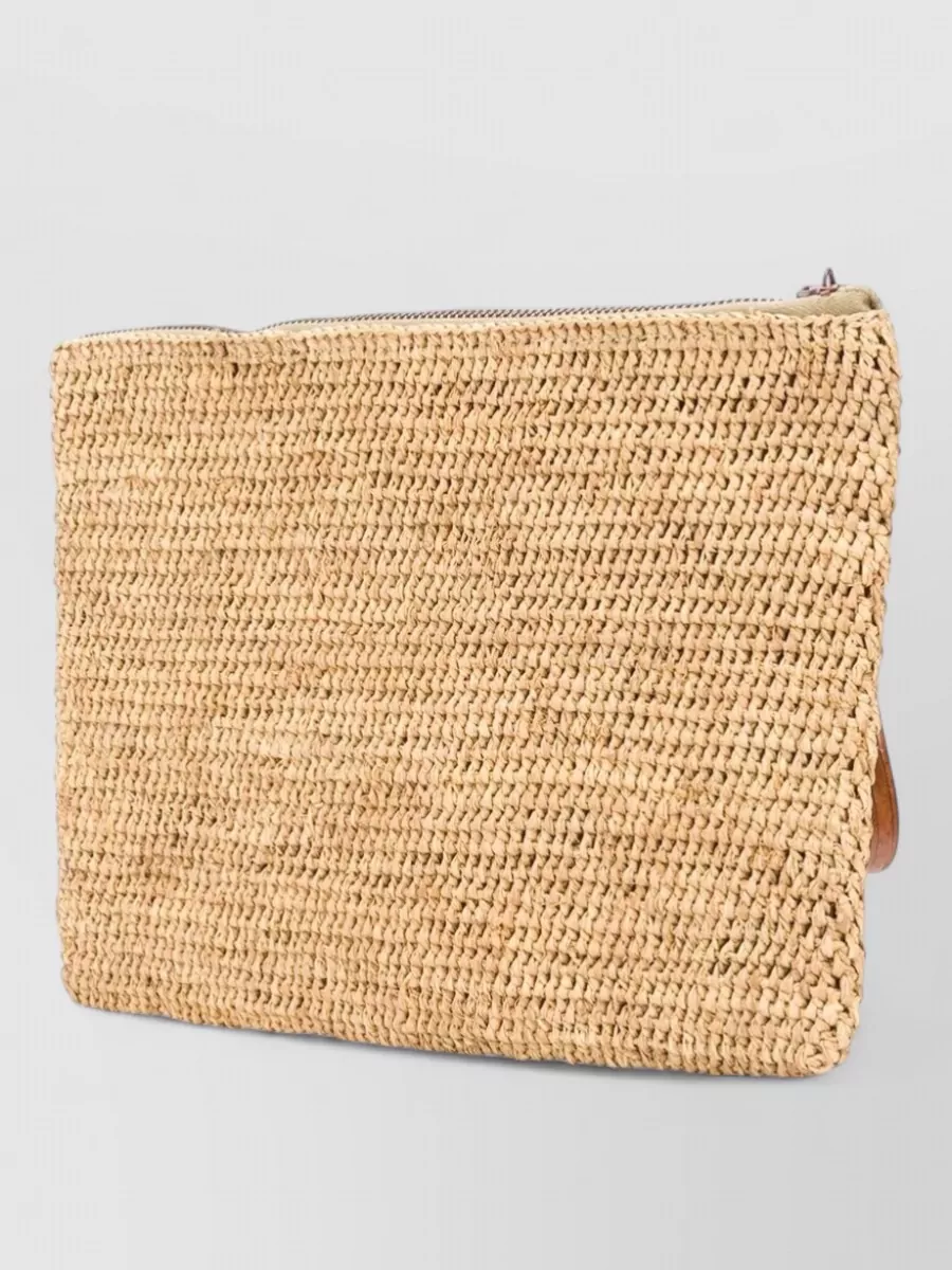 Ibeliv Ampy Mini Clutch Bag Woven Texture Wrist