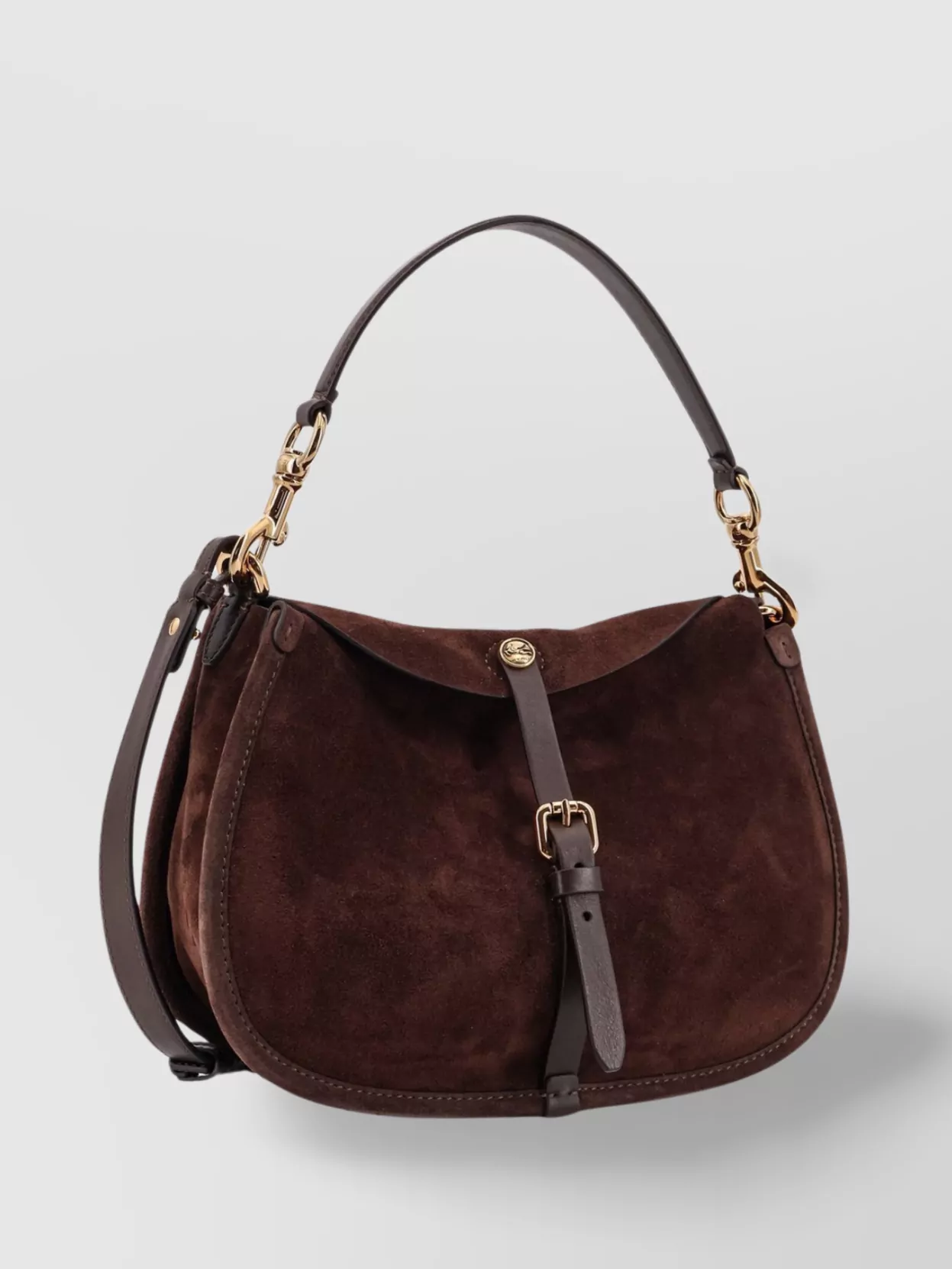 Etro Pony Suede Crossbody Shoulder Bag