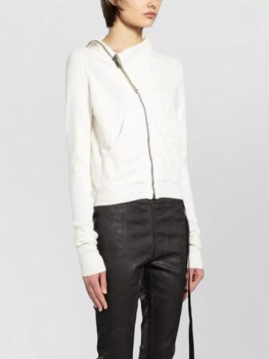 Rick Owens Cotton Fitted Jacket