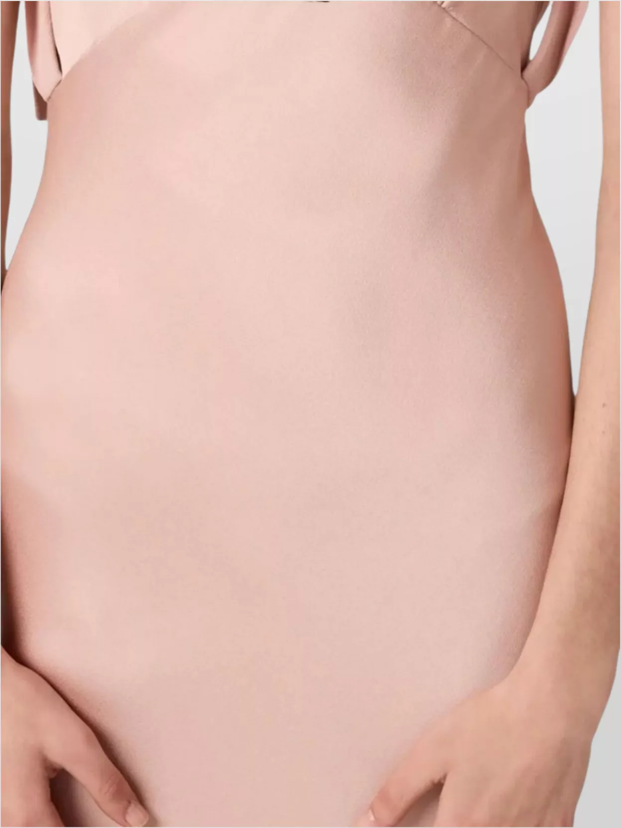 Miu Miu Satin Reverse Bow Draped Maxi Dress