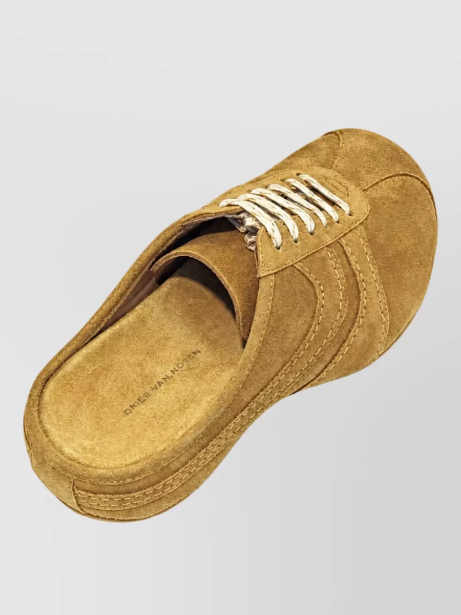 Dries Van Noten Leather Mules