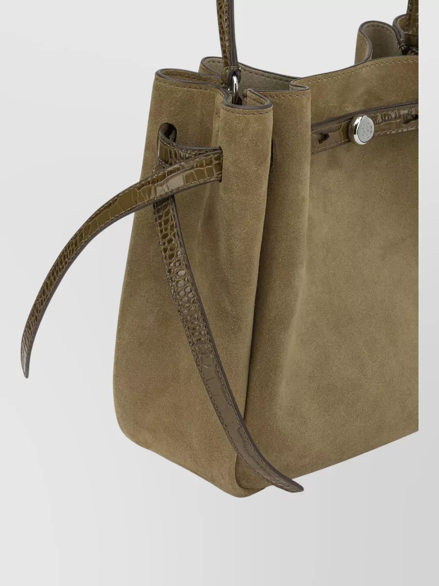 Tory Burch Romy Suede Bucket Bag