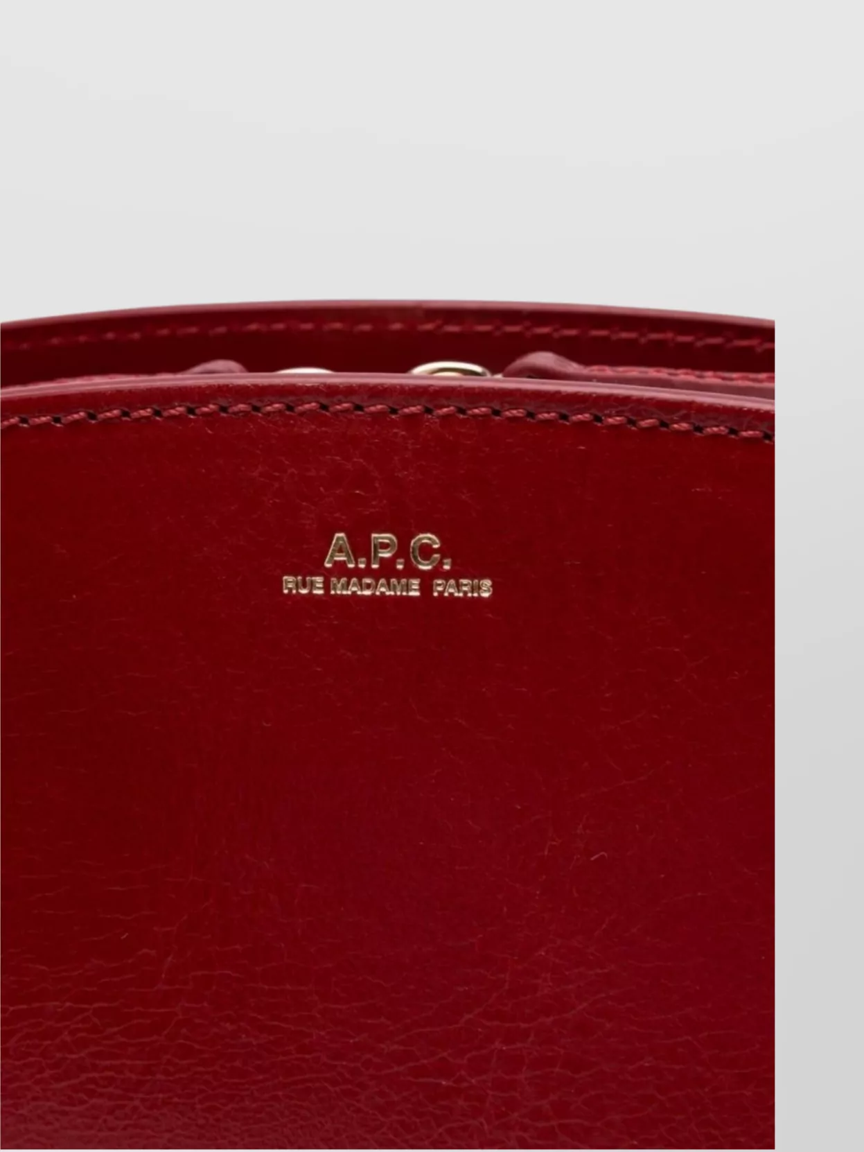Apc Adjustable Strap Crescent Shoulder Bag
