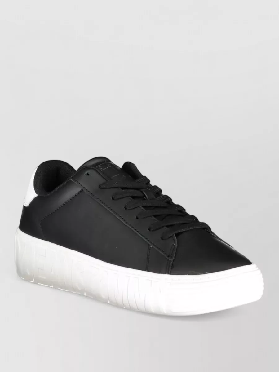 Tommy Hilfiger leather lace-up sneakers