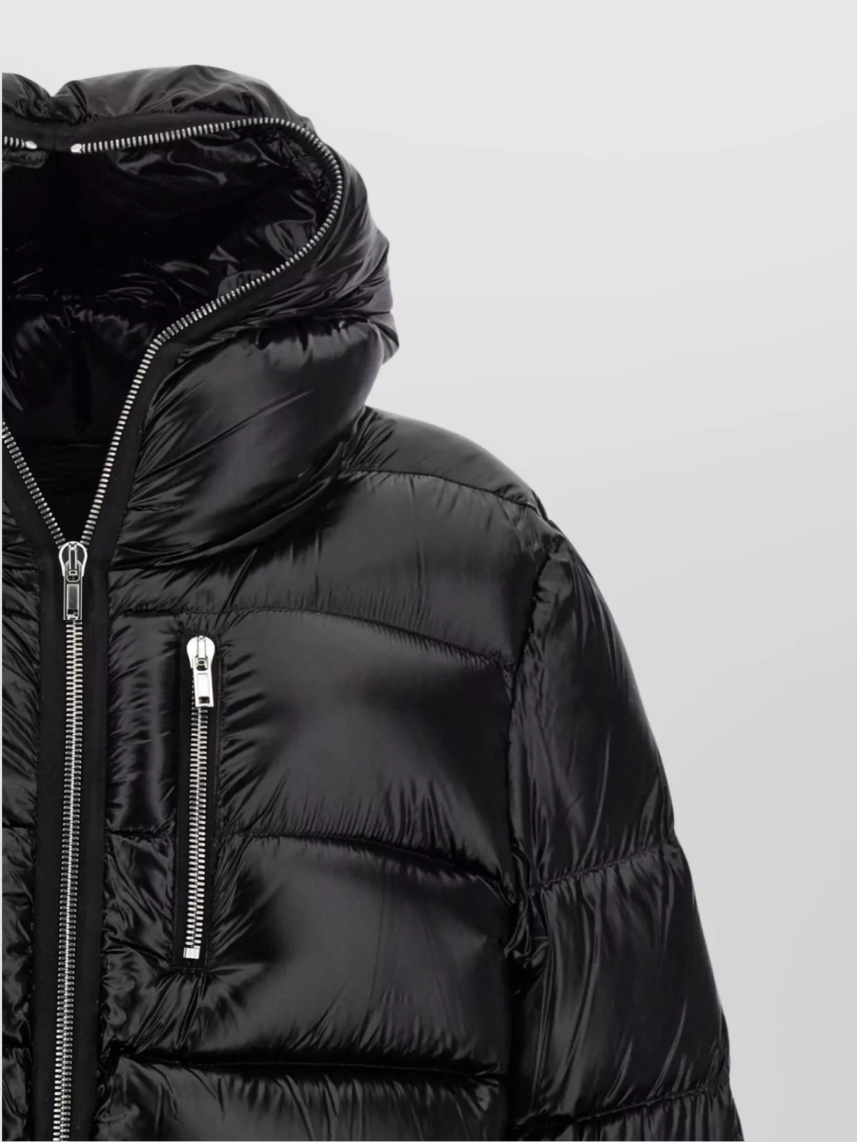 Rick Owens Shiny Finish Padded Down Jacket
