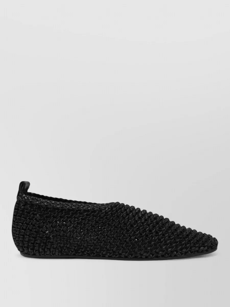 Totême Leather Ballerina Flats