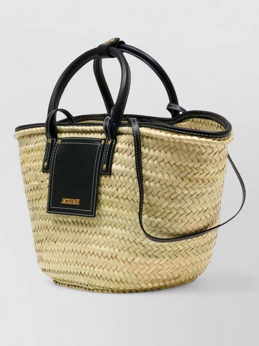 Jacquemus Na Raffia Beach Bag