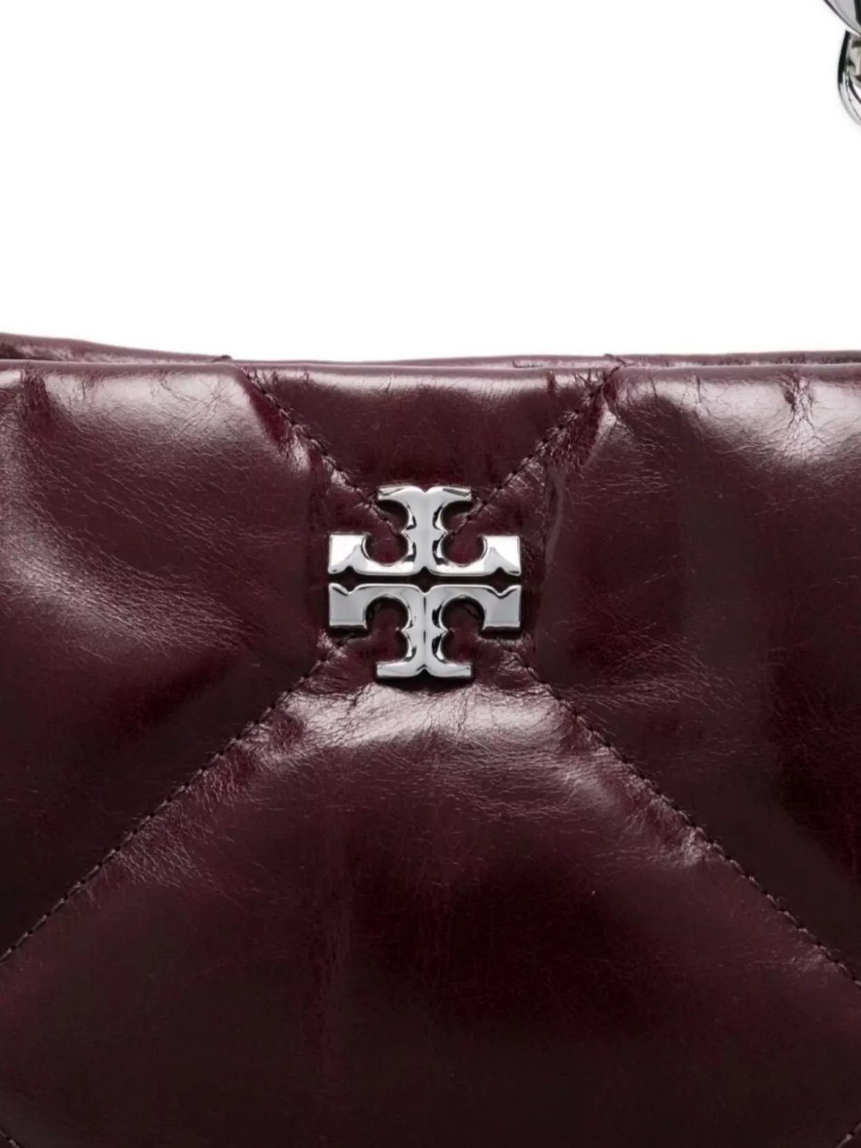 Tory Burch Quilted Leather Shoulder Bag With Chain Strap