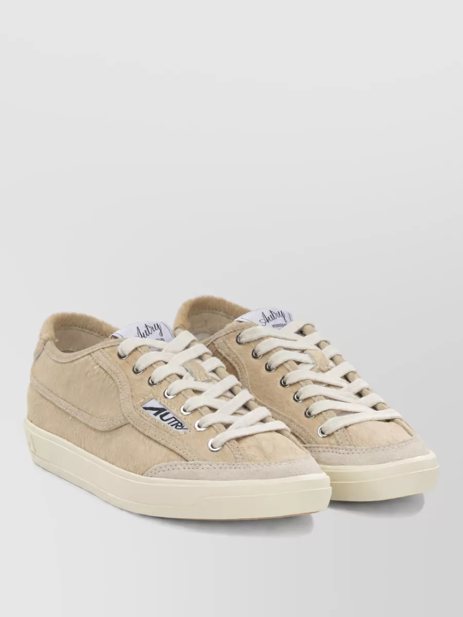 Autry leather low-top lace-up sneakers