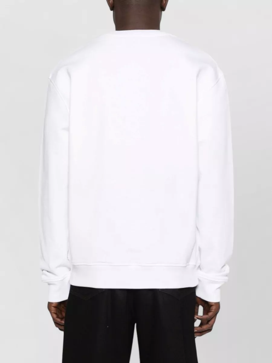 Ami Paris Cotton Logo-Embroidered Sweatshirt