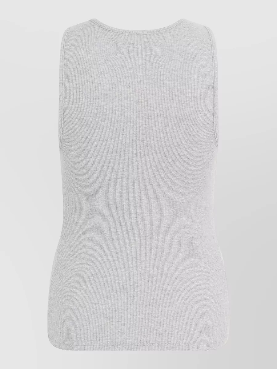Vivienne Westwood Cotton Sleeveless Fitted Tank Top