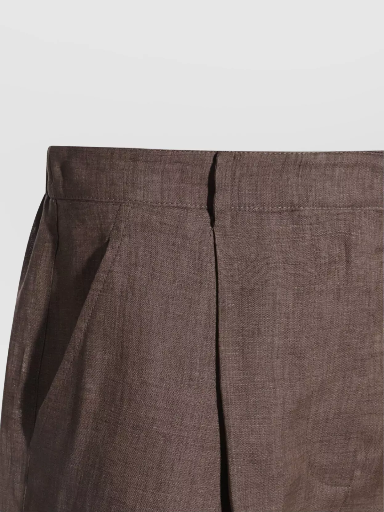 Shop Brunello Cucinelli Tailored Pleated Shorts Elastic Waistband