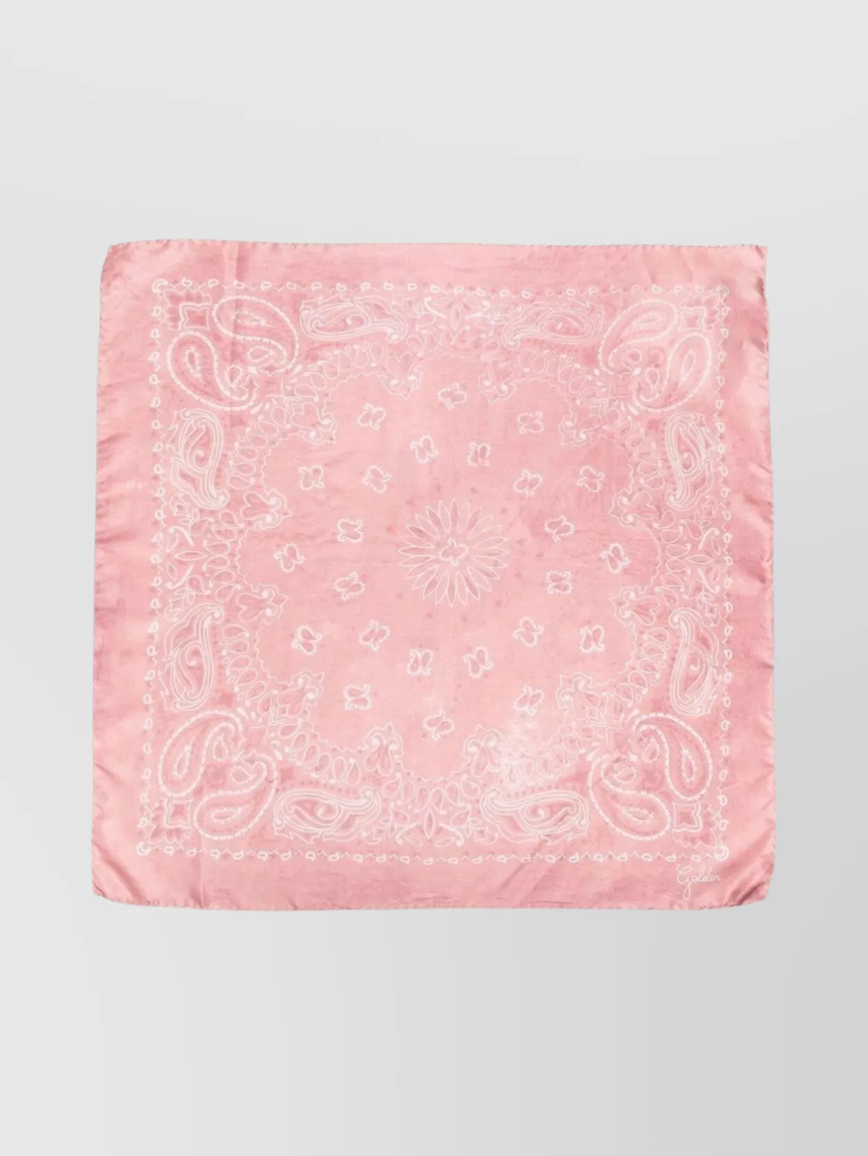 Golden Goose Paisley Print Silk Scarf