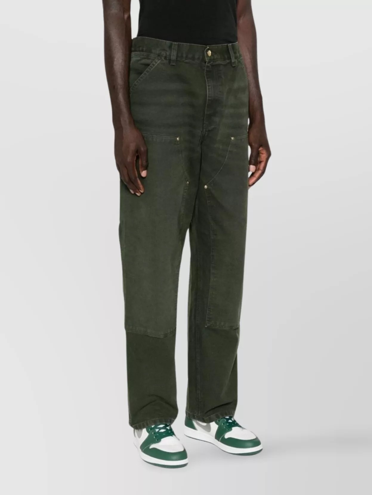 Carhartt Wip Organic Cotton Trousers With Double Knee Design