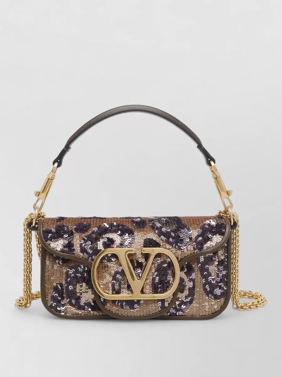 Valentino Garavani Na Sequin Clutch Bag