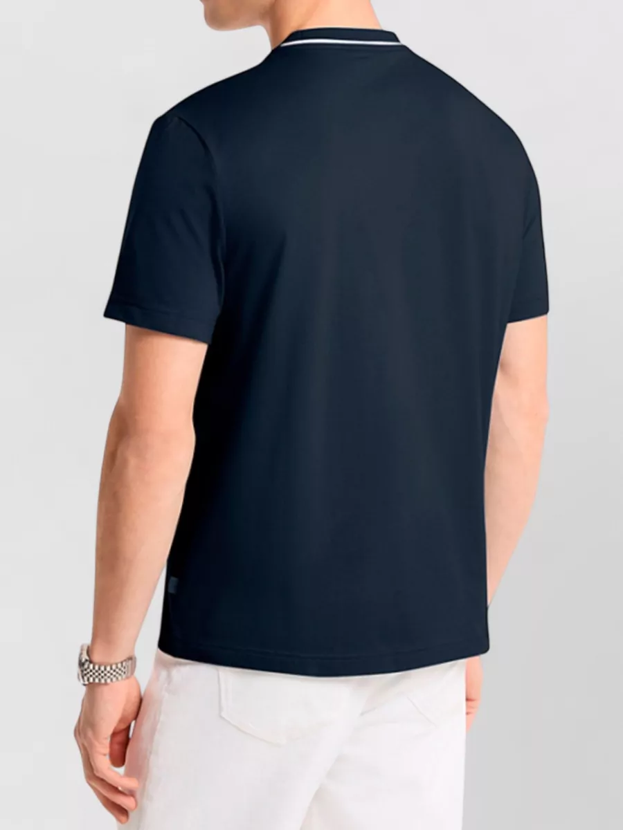 Michael Kors Ribbed Logo T-Shirt