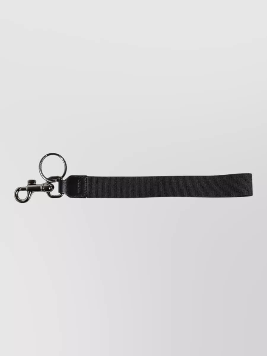 Dolce&Gabbana nylon logo keychain
