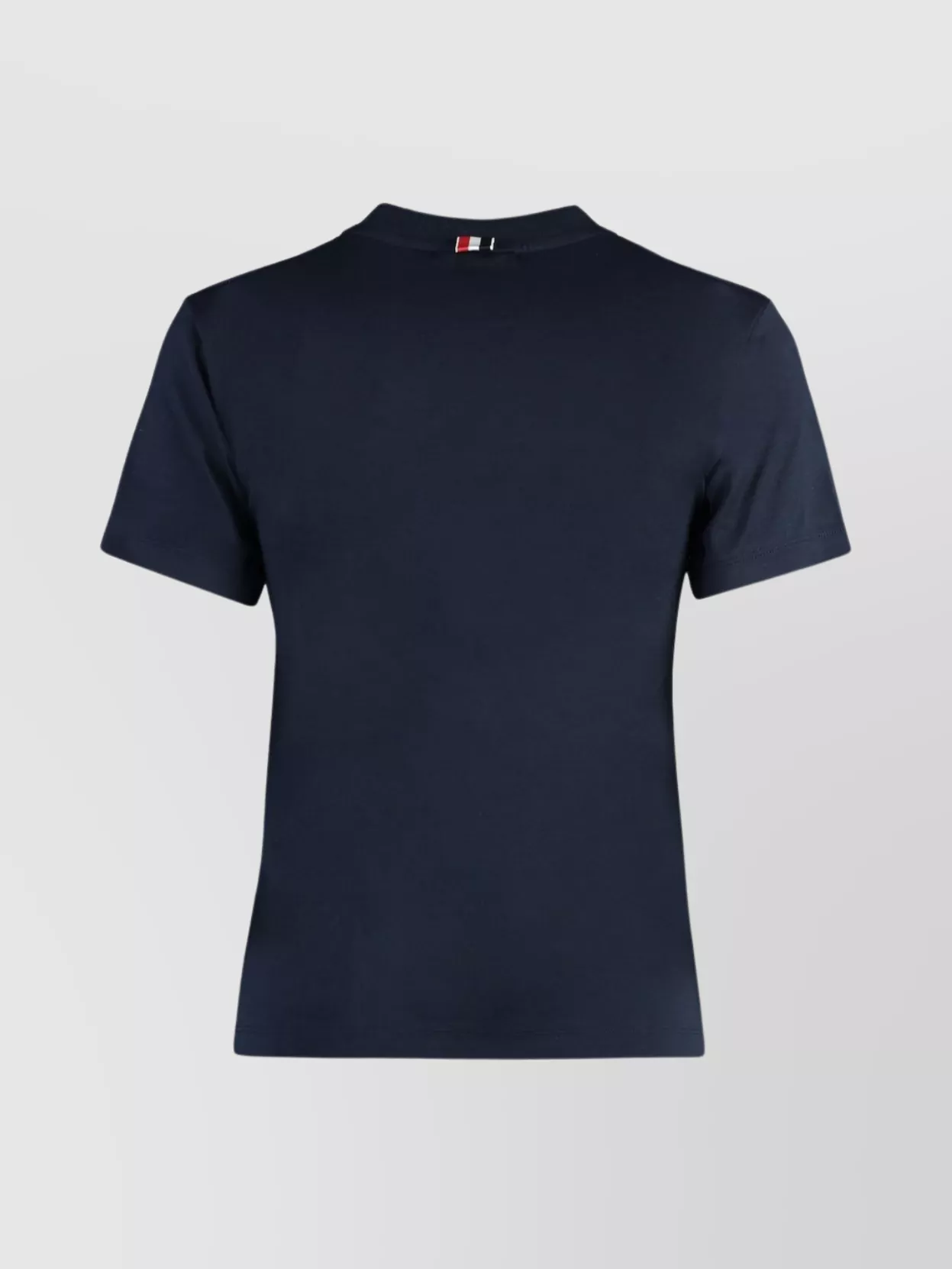 Thom Browne Ribbed Collar Crew-Neck T-Shirt