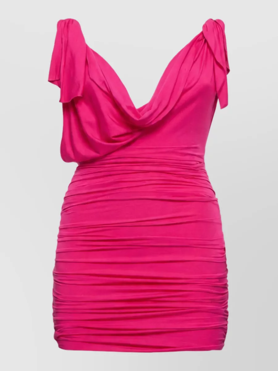 The Attico printed mini dress