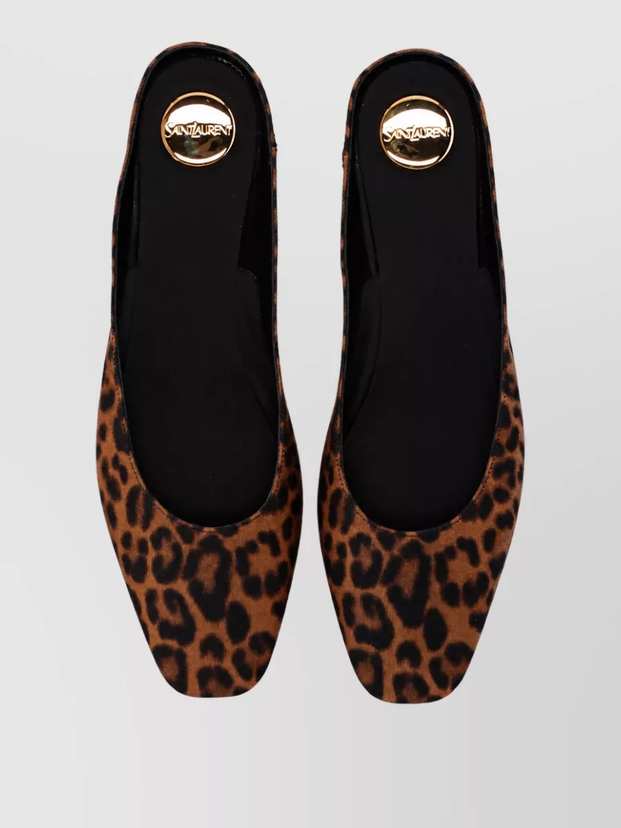 Saint Laurent Leather Mules