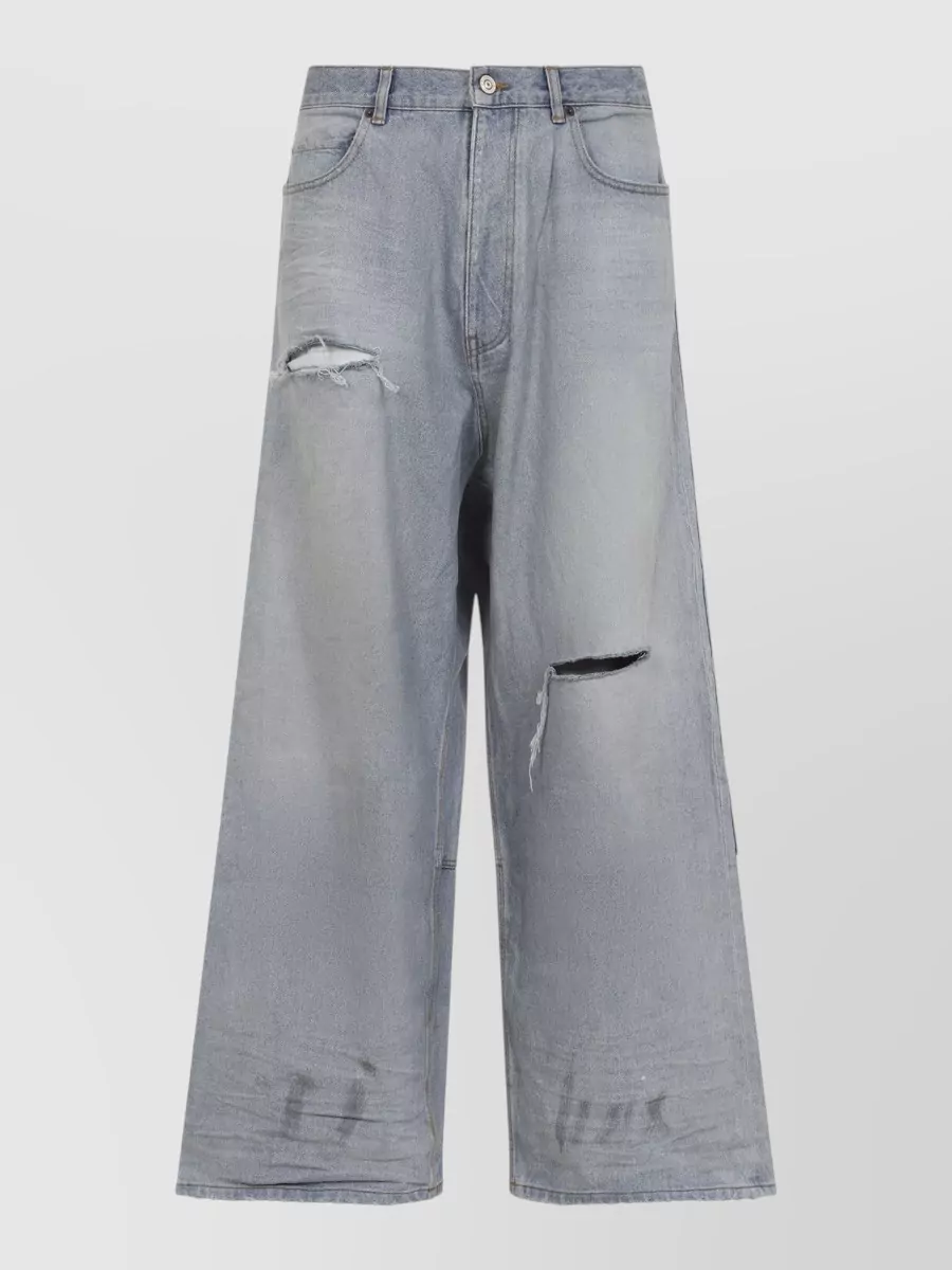 Balenciaga Baggy Trousers Wide Leg Belt Loops