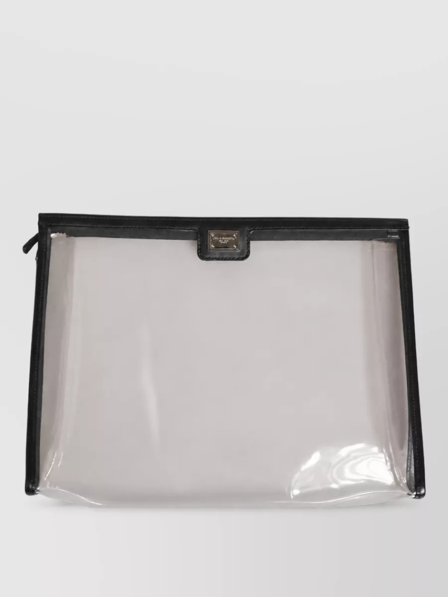 Dolce&Gabbana Transparent Pvc Clutch Pouch Bag