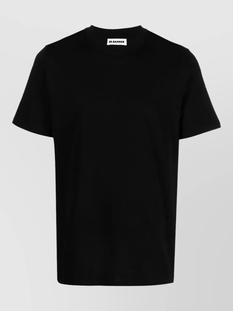 Jil Sander Regular Crew Neck Plain Short Sleeve T Shirt
