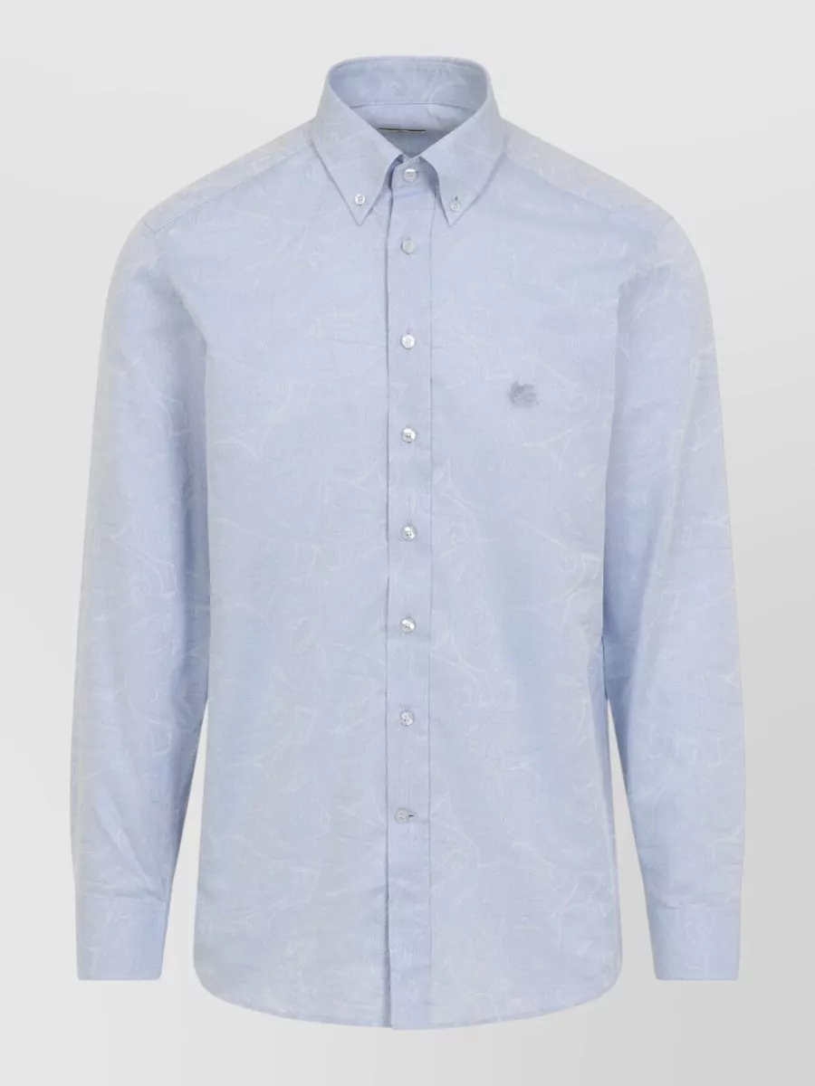 Etro Roma Logo Shirt Long Sleeves Buttondown