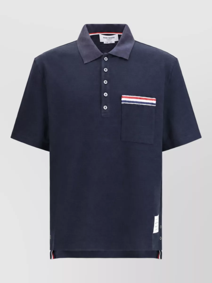 Thom Browne cotton polo shirt