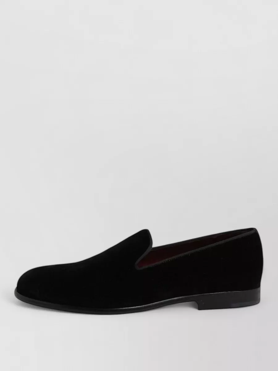 Dolce&Gabbana Velvet Slip-On Loafers