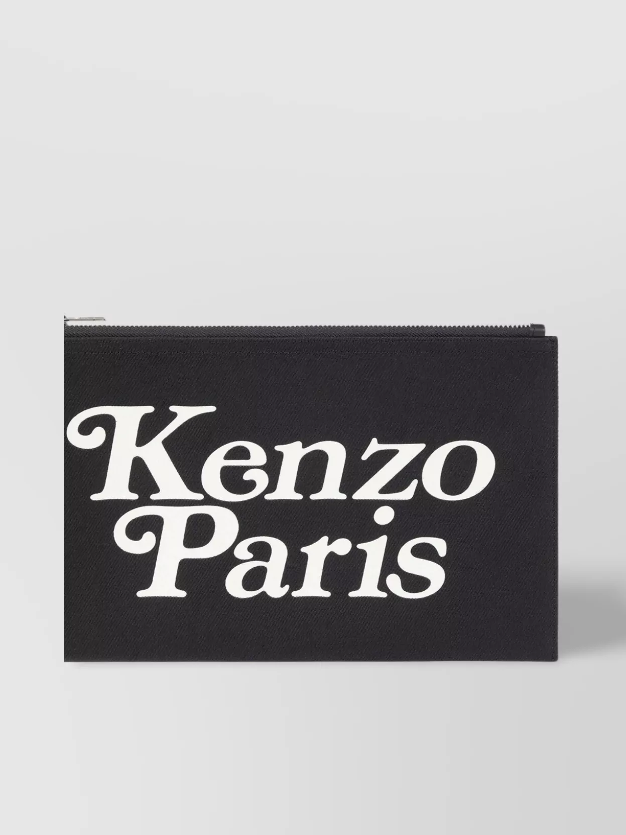 Shop Kenzo Large Textured Utility Pouch In Black