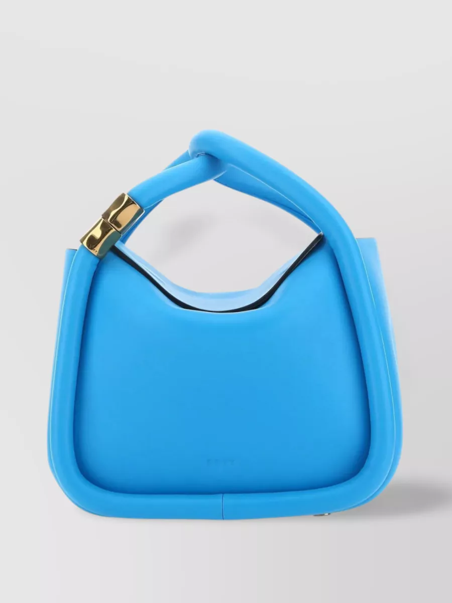 Shop Boyy Leather 25 Handbag In Light Blue