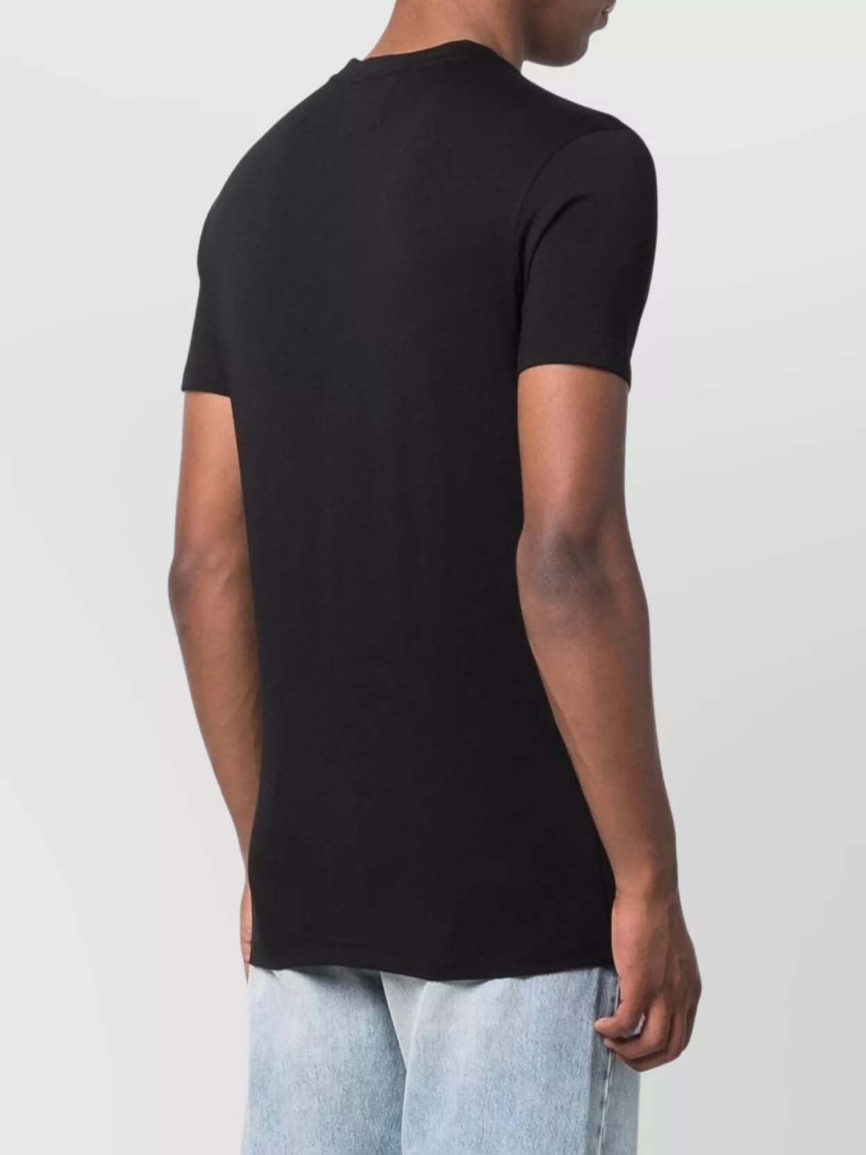 Emporio Armani Crew Neck Logo T-Shirt With Short Sleeves