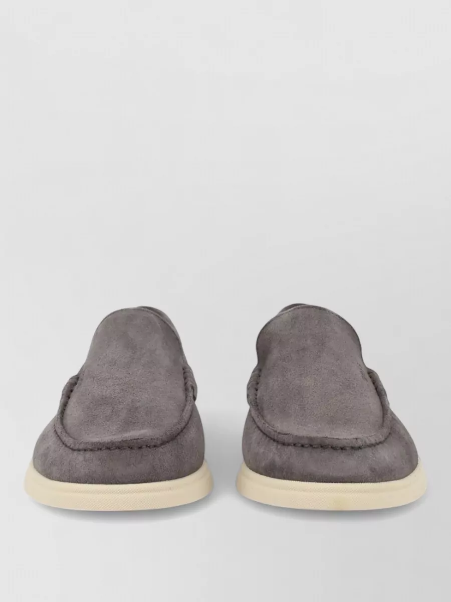 Boss suede leather slippers