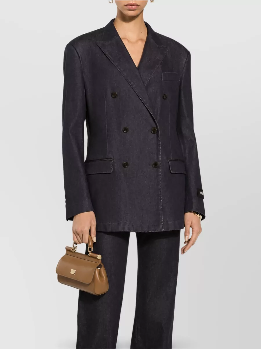 Dolce&Gabbana Silk Blend Suit Jacket