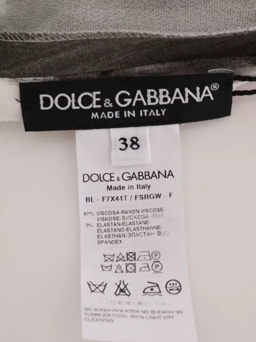 Dolce&Gabbana Printed 3/4 Sleeve Blouse